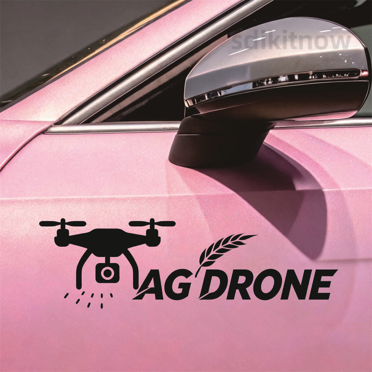 Agriculture Farming Words - Autocollant de voiture en vinyle pour